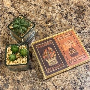 Vintage Hallmark playing cards with case